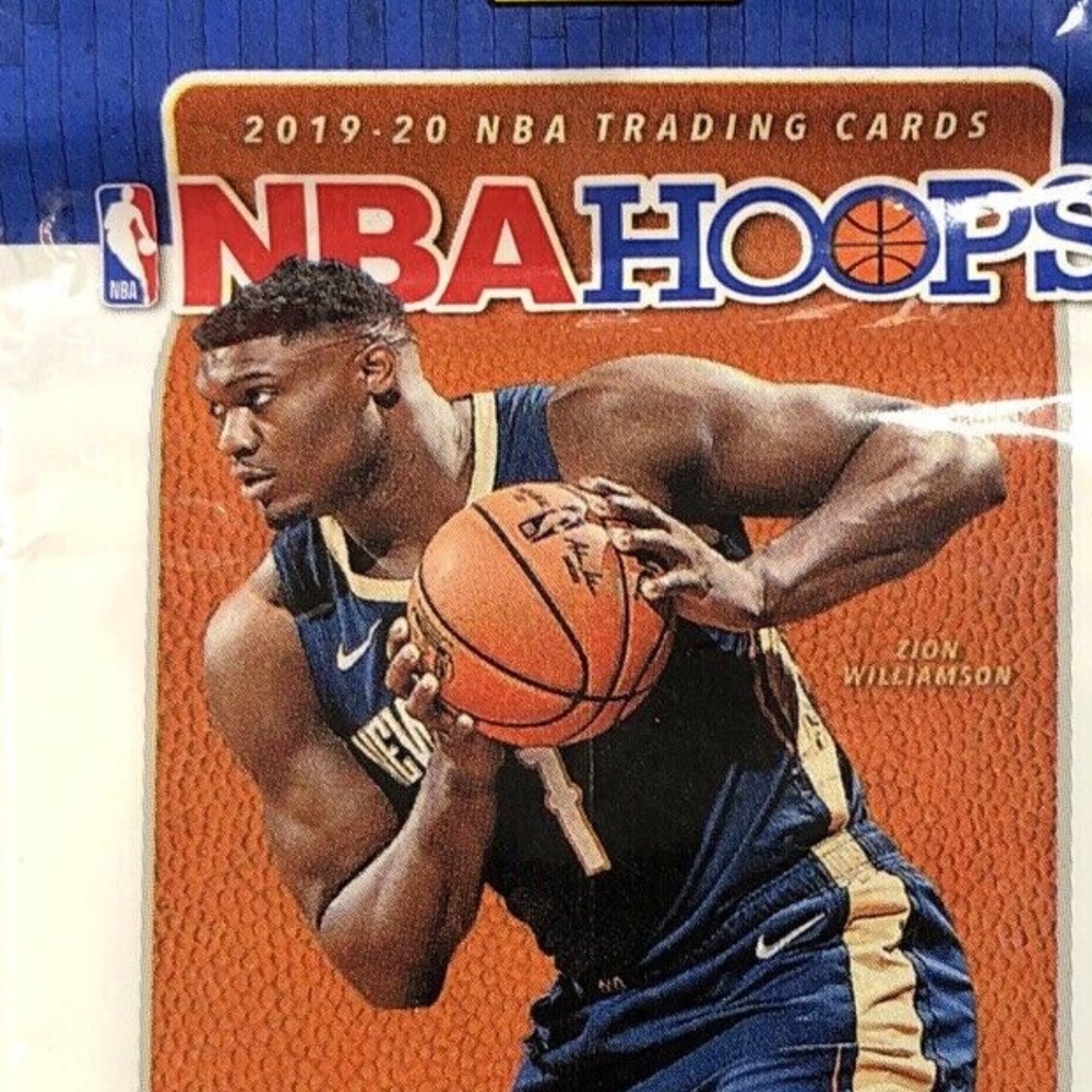 2019-20 NBA Hoops Basketball Factory Sealed Jumbo 30  Pack Orange/Teal Parallels